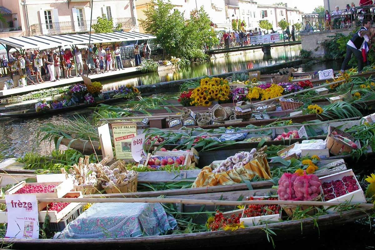 Gite De L'Olivier, Classe, Climatise, Jardin Avec Parking Gratuit Devant Le Logement Et A 5 Minutes Du Centre-Ville A Pied LʼIsle-sur-la-Sorgue Exterior foto